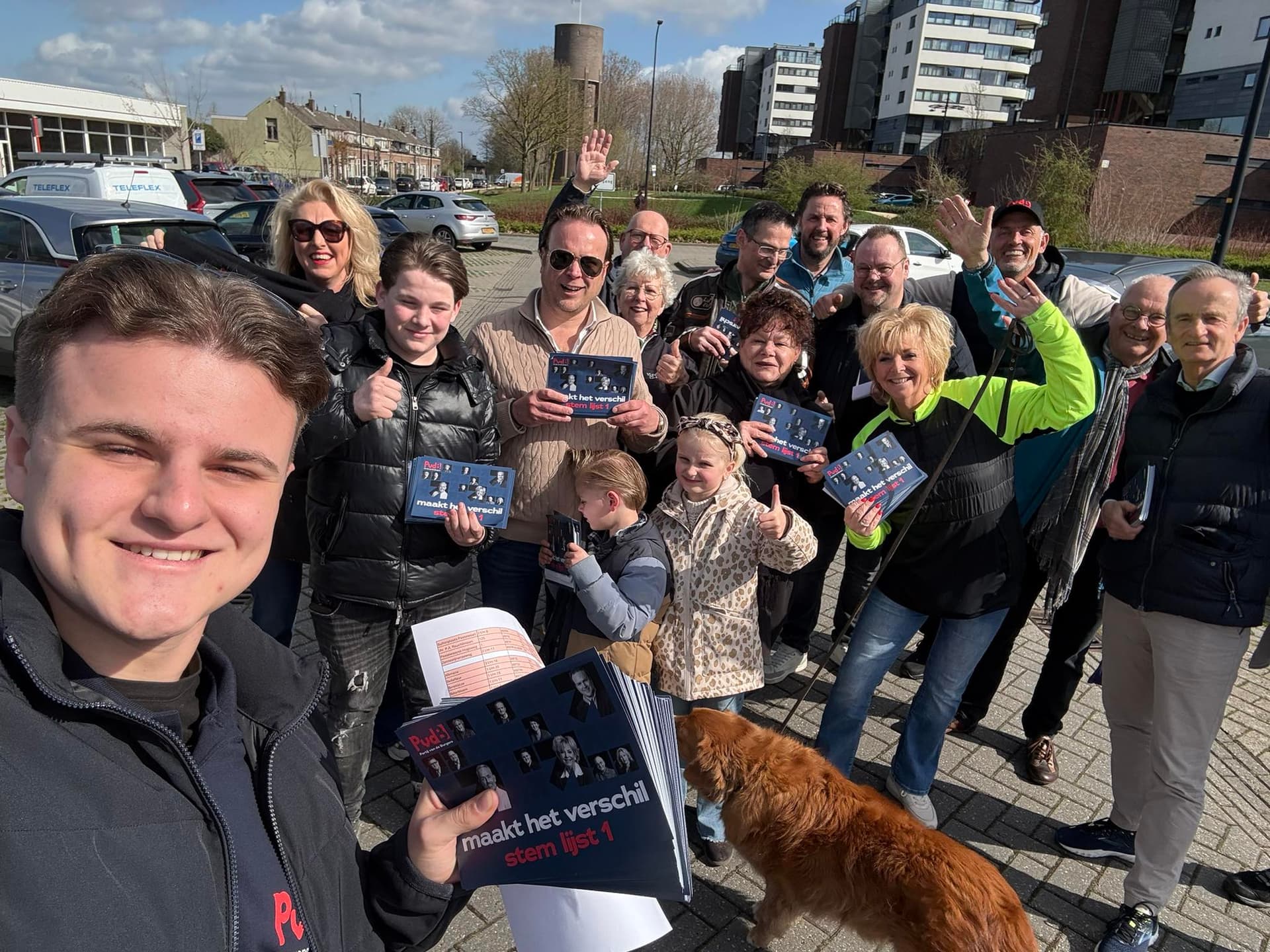 Honderden huizen geflyerd voor de verkiezingen